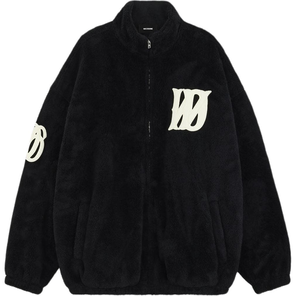 WE11DONE FW24 Вельветовое пальто женское черное - изображение 1