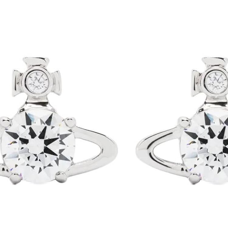 Серьги Серьги Vivienne Westwood с металлическими штифтами женские серебряные - изображение 2