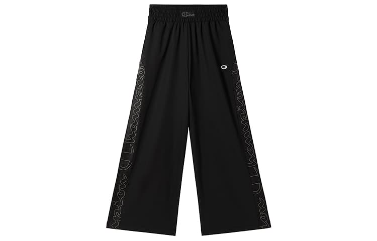 Штаны Champion SS25 Повседневные штаны Европейская версия Женские Черные - изображение 1