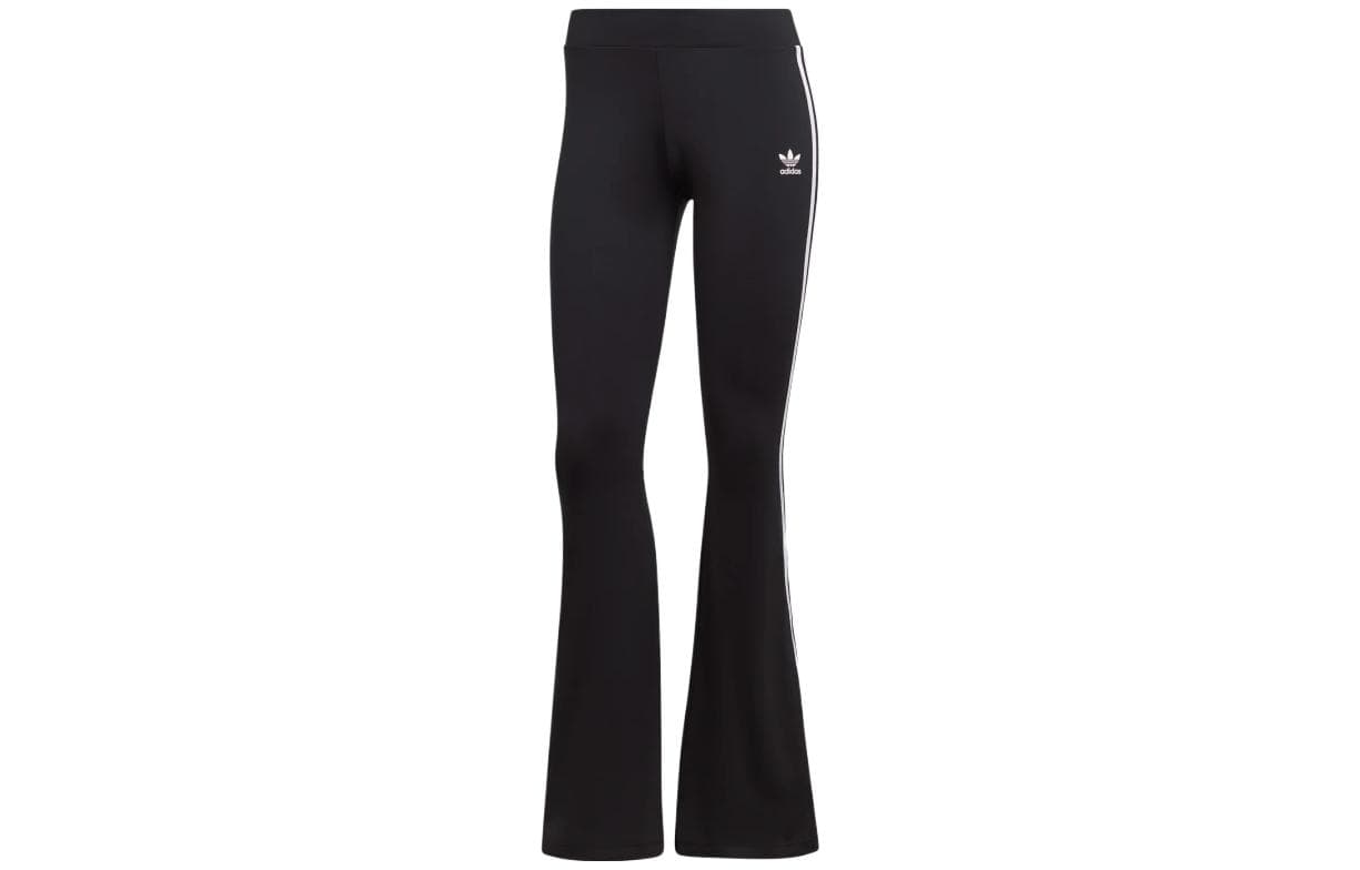 Штаны Adidas Originals Adicolor Вязаные Спортивные Штаны Женские Черные - изображение 1