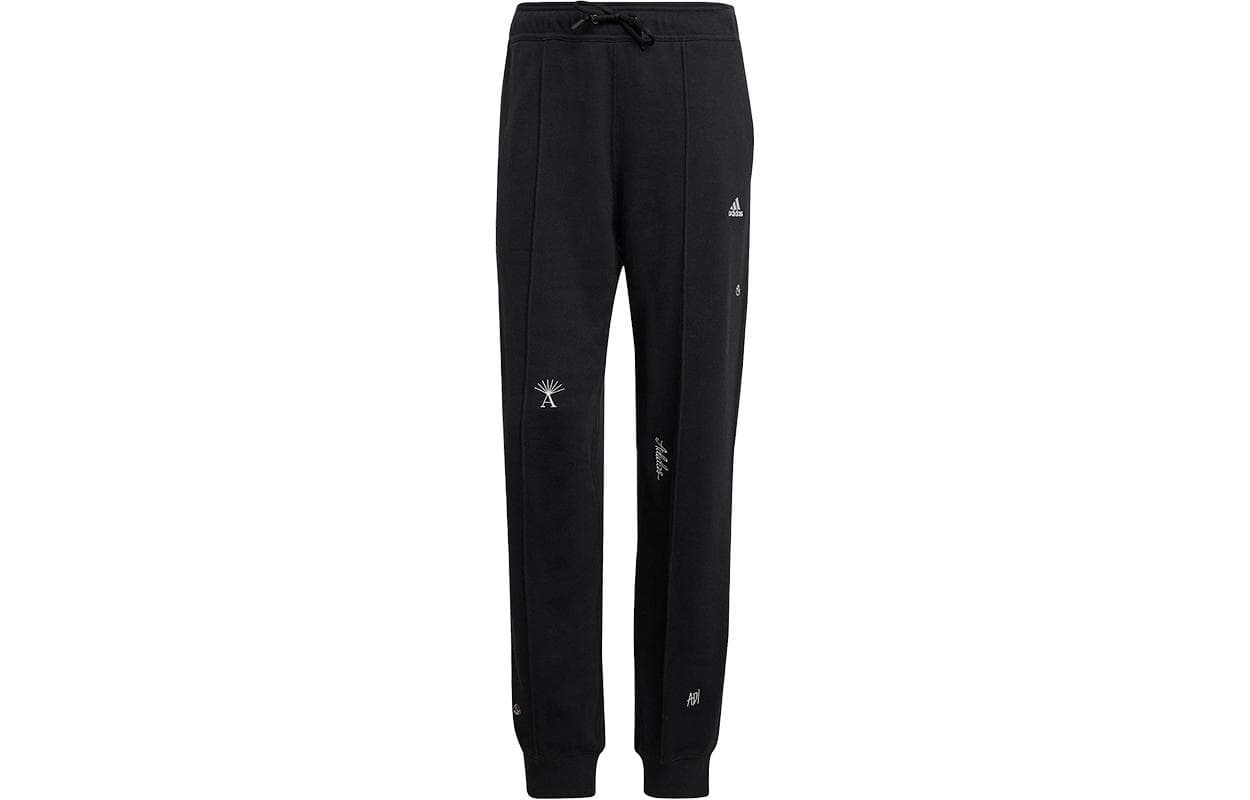 Штаны Adidas Черные Женские Вязаные Тренировочные Брюки - изображение 1