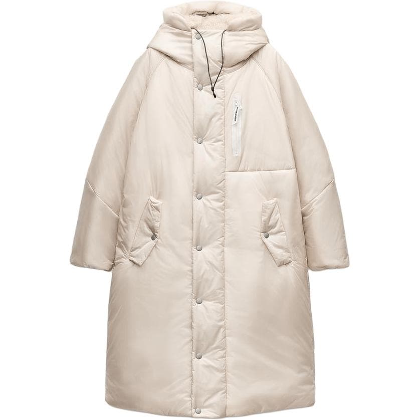 ZARA x And Wander SS25 Пуховая куртка Женская Белая - изображение 1