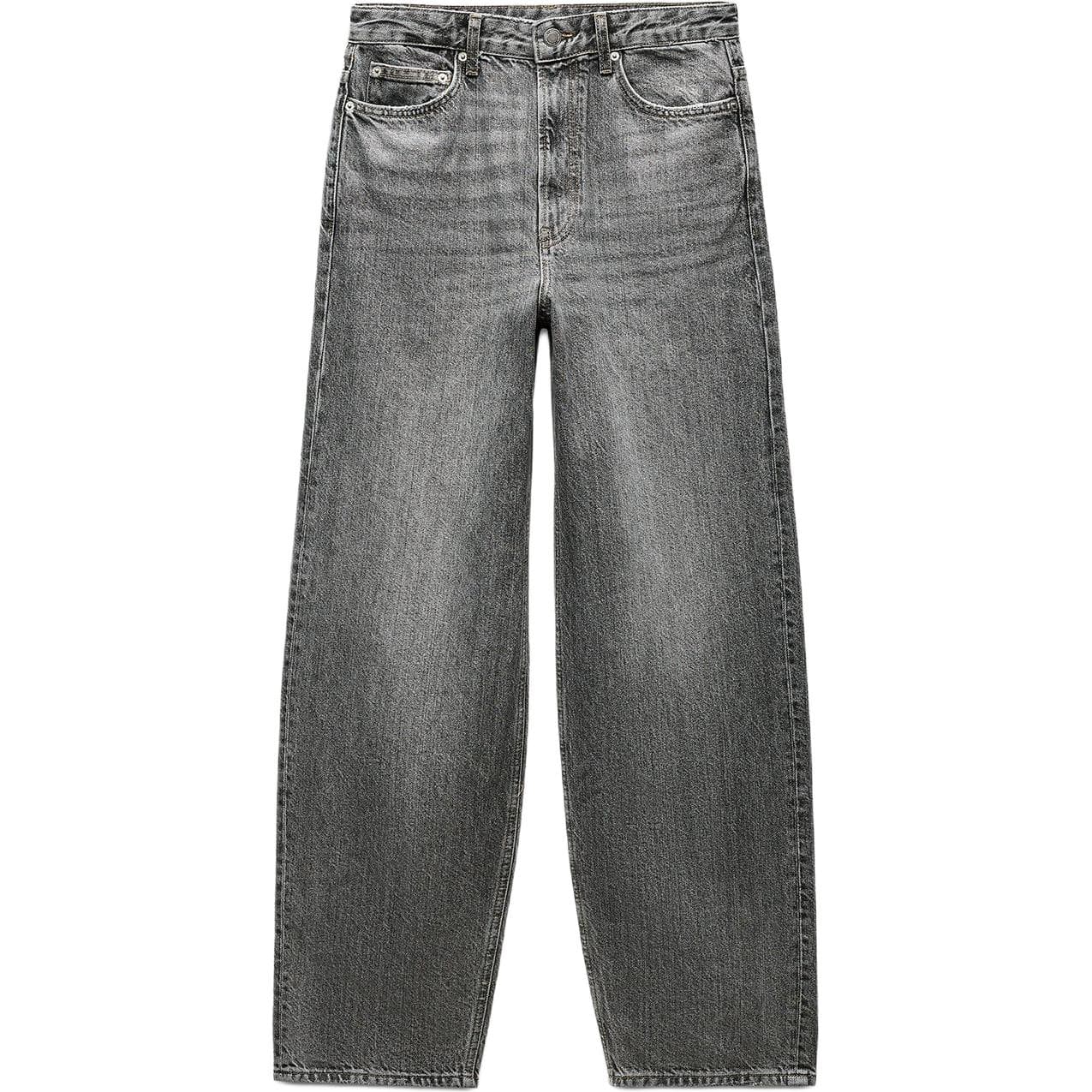 Джинсы ZARA ZW Джинсы Женские Черный Серый - изображение 1