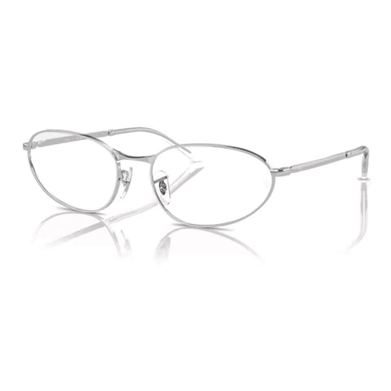 Оправа RayBan Металлические Оправы для очков Унисекс Серебряные - изображение 1