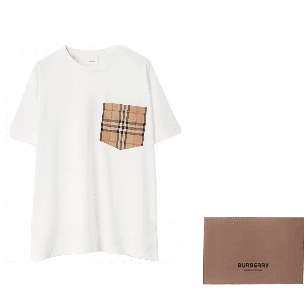 Футболка Burberry T-Shirt White - изображение 7