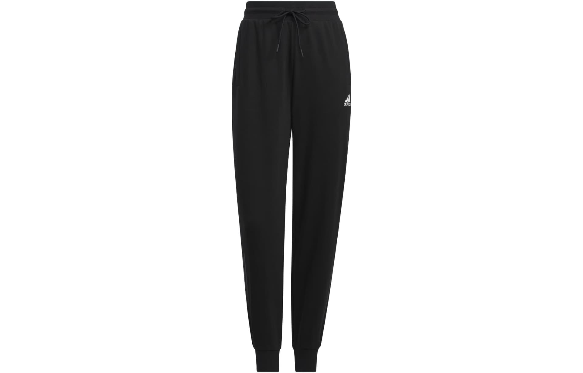 Штаны Adidas Вязаные Тренировочные Брюки Женские Черные - изображение 1