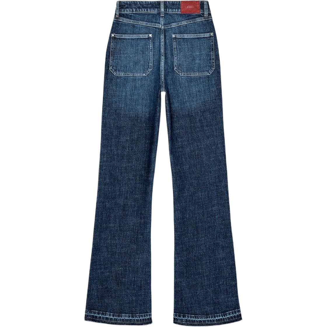 Джинсы ZARA Blue Women's Jeans ZARA Синие Женские Джинсы - изображение 2