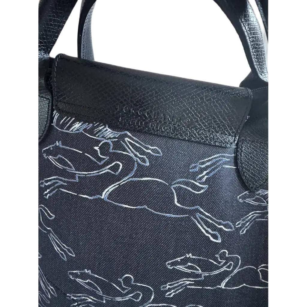 LONGCHAMP Le Pliage Хлопковая Путешественная Сумка Женская Морской Синий - изображение 5