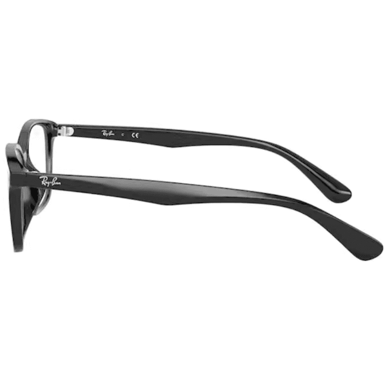 Оправа RayBan Литьевые Прямоугольные Оправы для очков Унисекс Черные - изображение 3