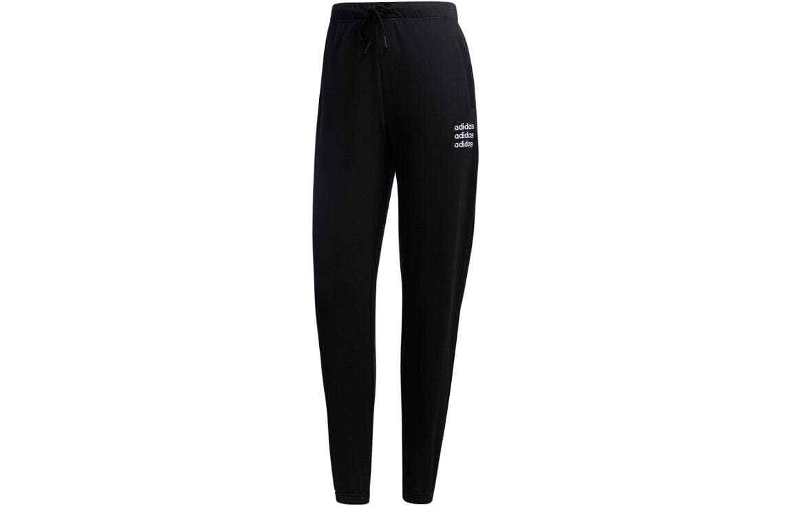 Штаны Adidas Черные Женские Вязаные Тренировочные Брюки - изображение 1