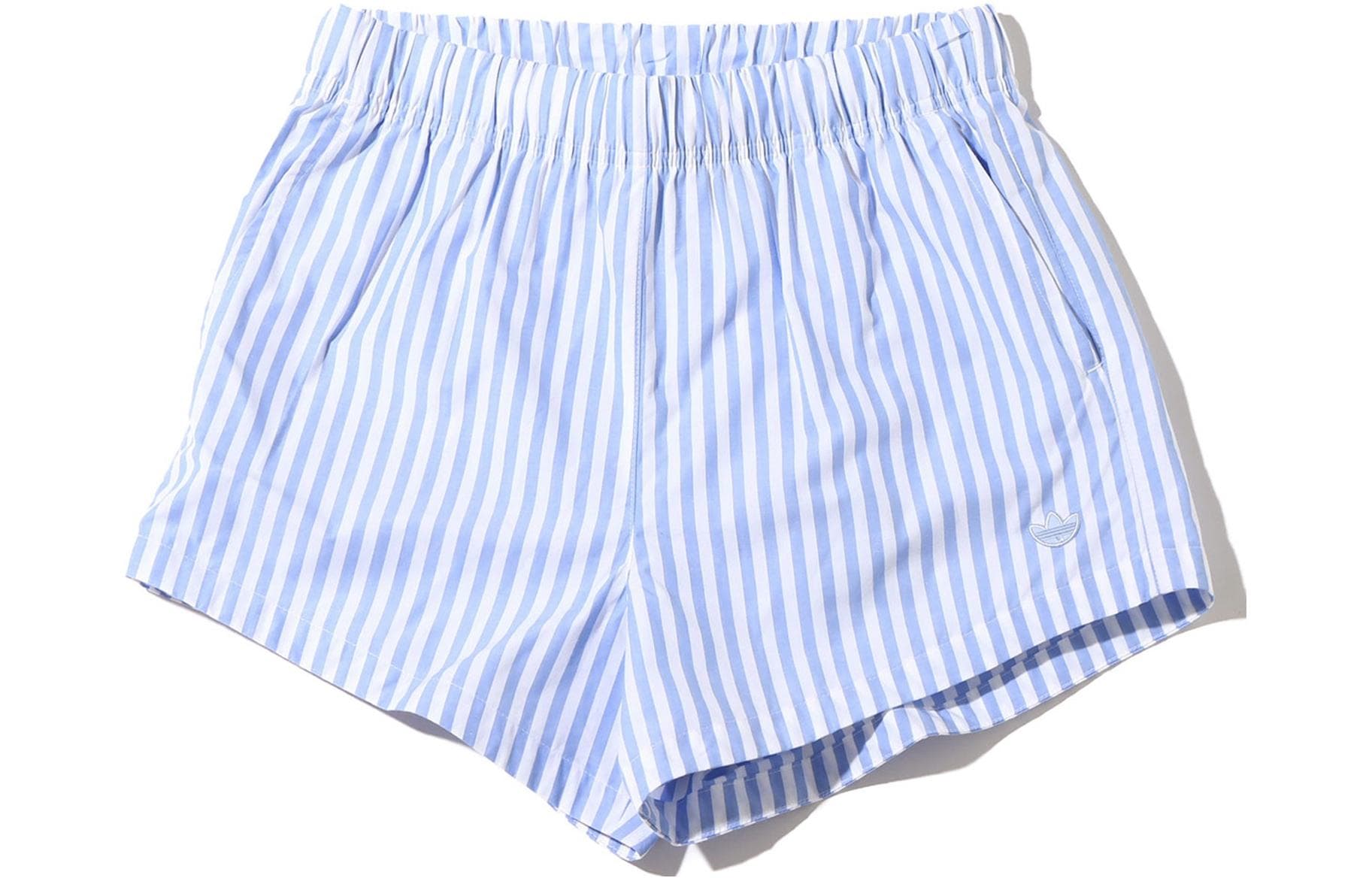 Шорты Adidas Originals Essentials Blue with White Lettering Women's Casual Shorts - изображение 1