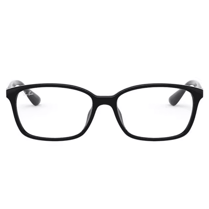 Оправа RayBan Литьевые Прямоугольные Оправы для очков Унисекс Черные - изображение 1