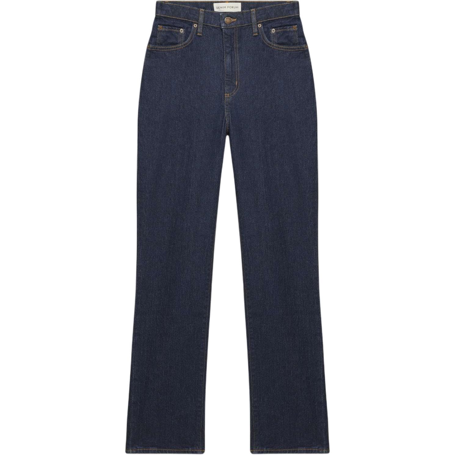 Джинсы ARITZIA Деним FORUM Rowan Curve Форма Супер Hi Высота посадки Straight Jean Джинсы Женские Темно-синий Темно-синий - изображение 1