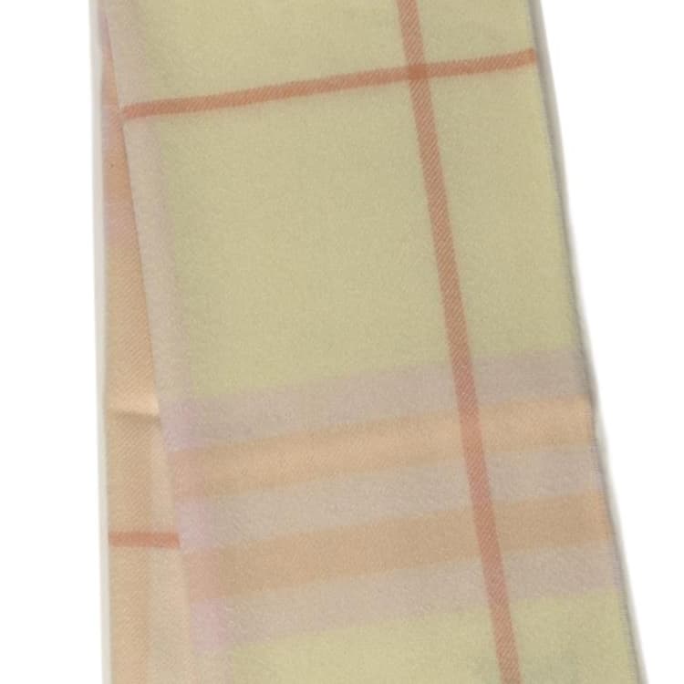 Шарф Burberry Плюш с кольцевым рисунком Knit Scarves Unisex Бежевый - изображение 2