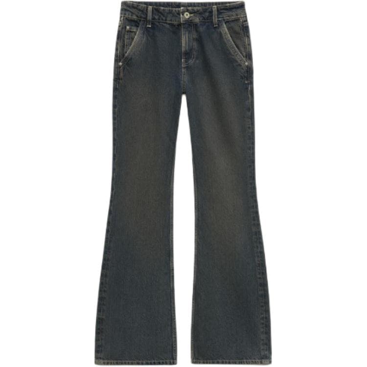 Джинсы ZARA SS25 Джинсы Женские Синий Серый - изображение 1