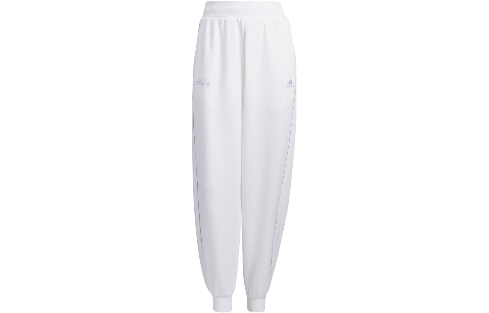 Штаны Adidas Спортивные трикотажные брюки Women's White - изображение 1