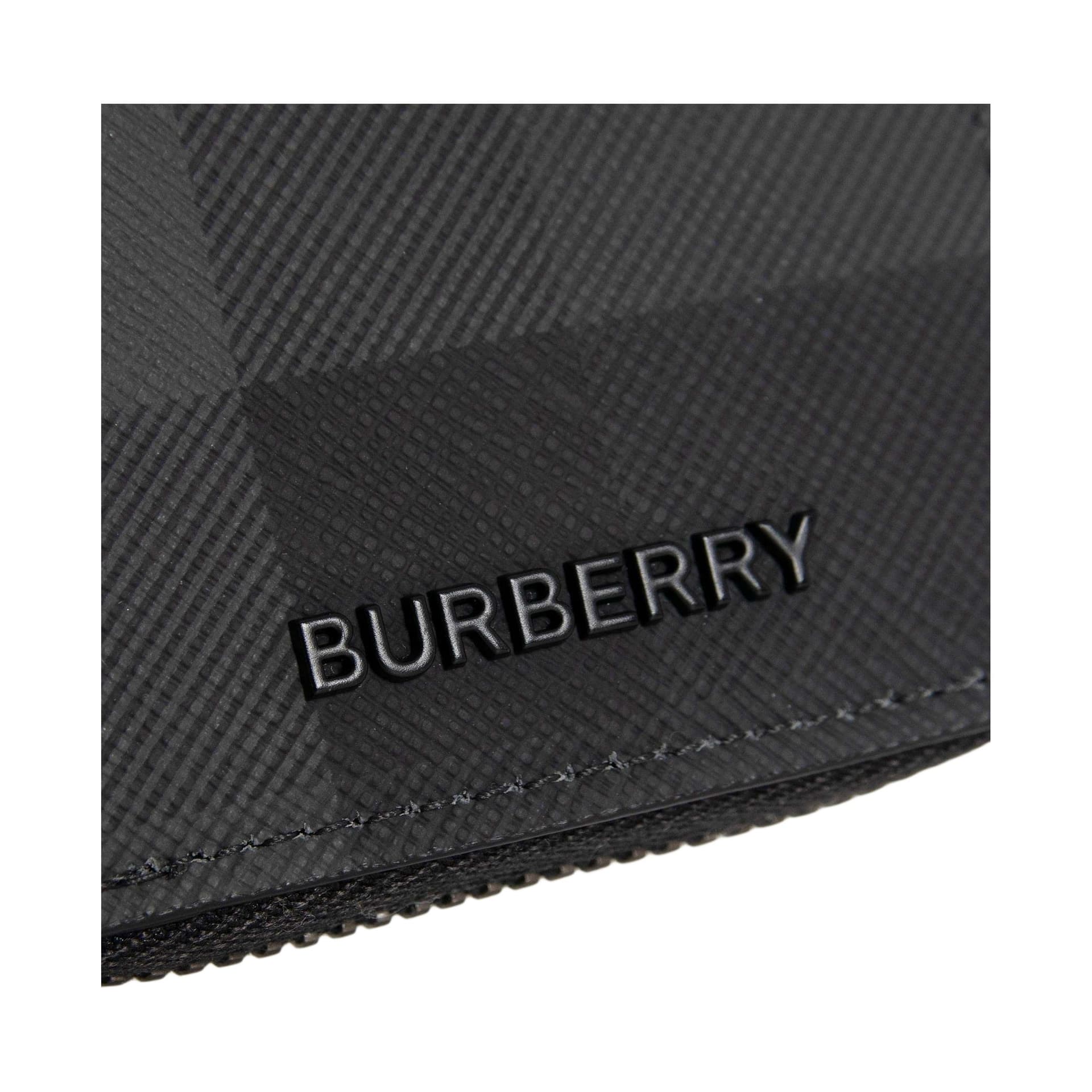 Картхолдер Burberry PU (полиуретан) Полиуретан Картхолдер Мужской Углеродный Черный - изображение 5