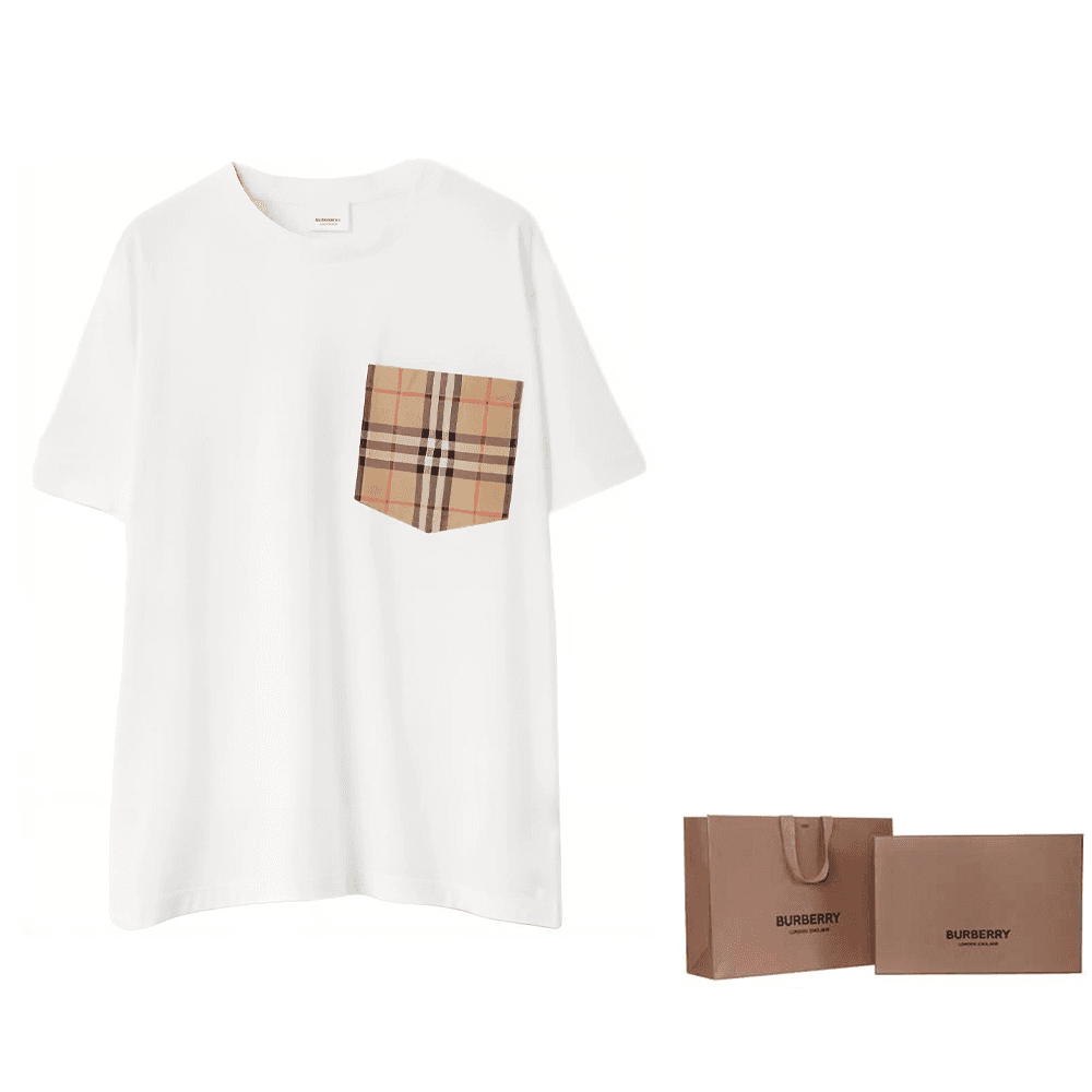 Футболка Burberry T-Shirt White - изображение 8