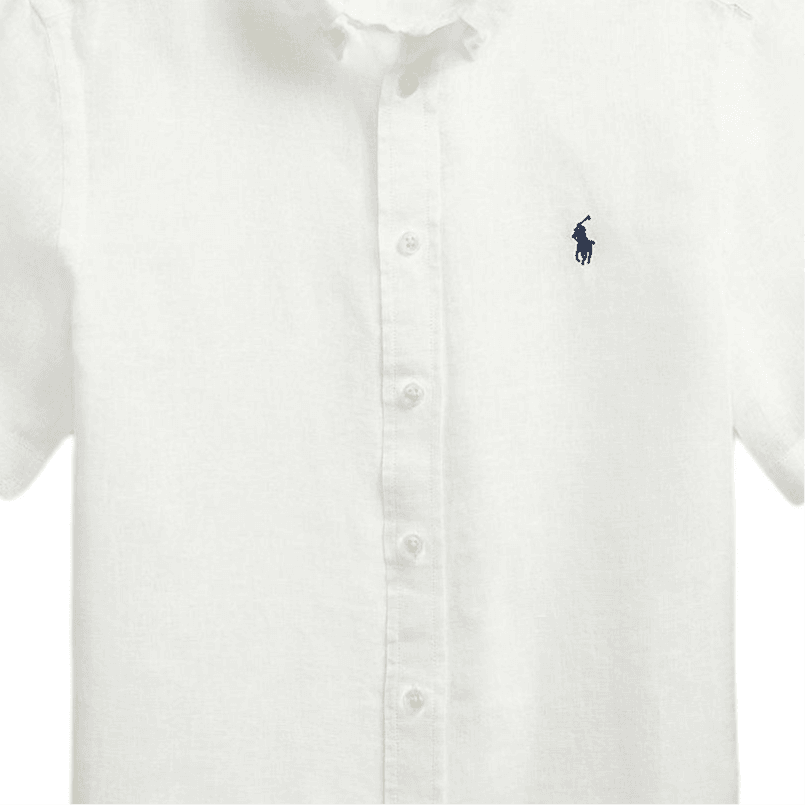 Polo Ralph Lauren Повседневная рубашка SS25 Белая для подростков - изображение 3