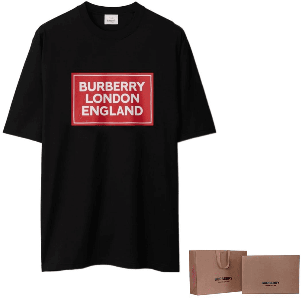 Футболка Burberry SS24 T Рубашка Мужской Черный - изображение 8