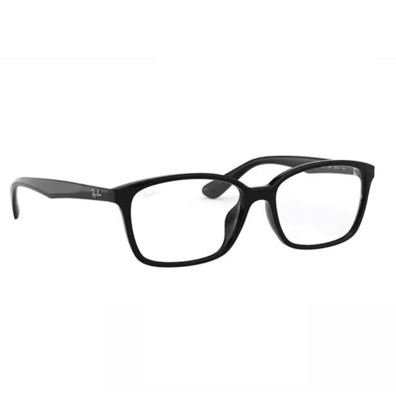 Оправа RayBan Литьевые Прямоугольные Оправы для очков Унисекс Черные - изображение 2