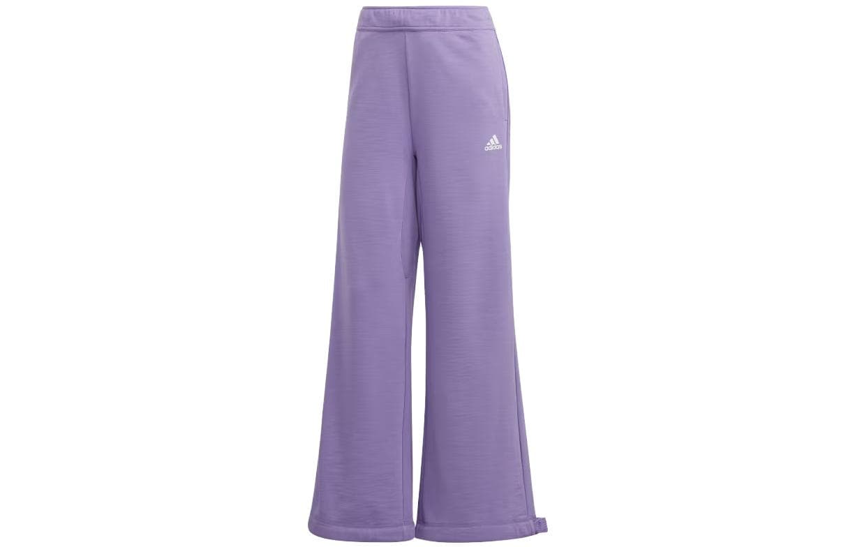 Штаны Adidas Фиолетовые Женские Вязаные Тренировочные Брюки - изображение 1