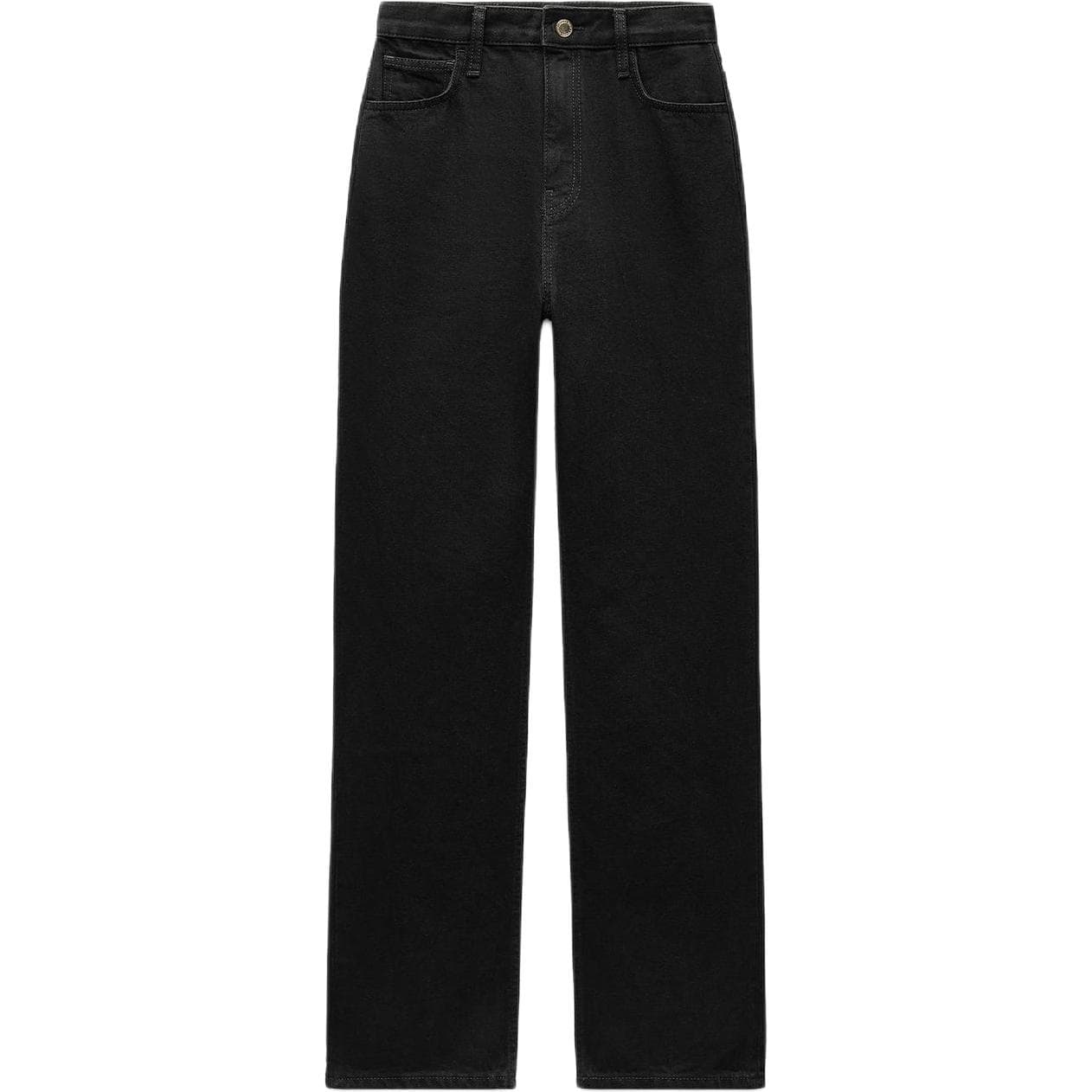 Джинсы ZARA ZW Черные Женские Джинсы - изображение 1