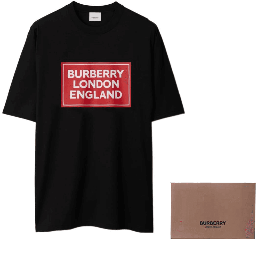 Футболка Burberry SS24 T Рубашка Мужской Черный - изображение 7