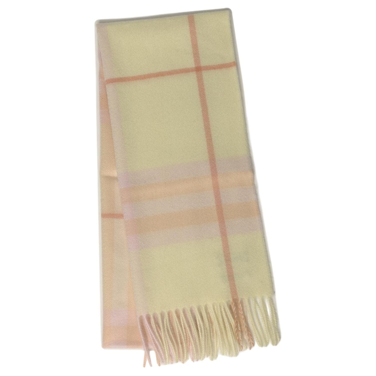 Шарф Burberry Плюш с кольцевым рисунком Knit Scarves Unisex Бежевый - изображение 1