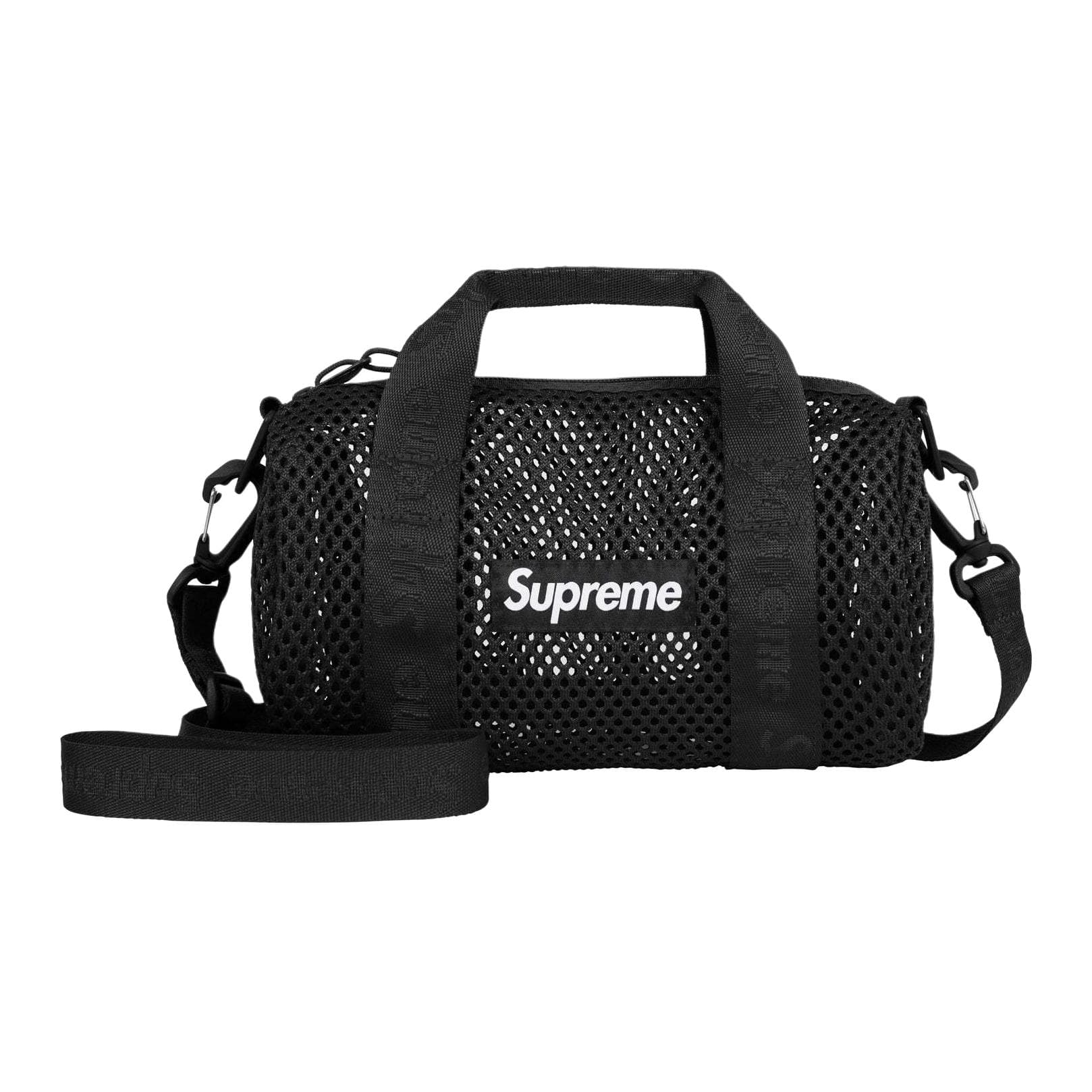 Сумка Supreme Полиэстер Одно Плечо Сумка Мини-Версия Унисекс Черная - изображение 3