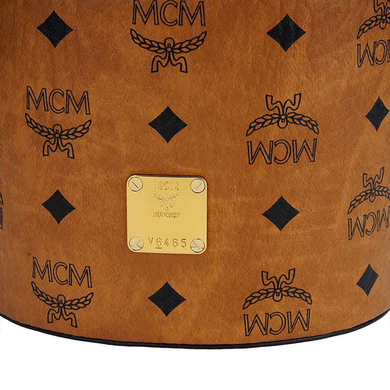 Сумка MCM Visetos Cylinder Bag Small Cognac - изображение 5
