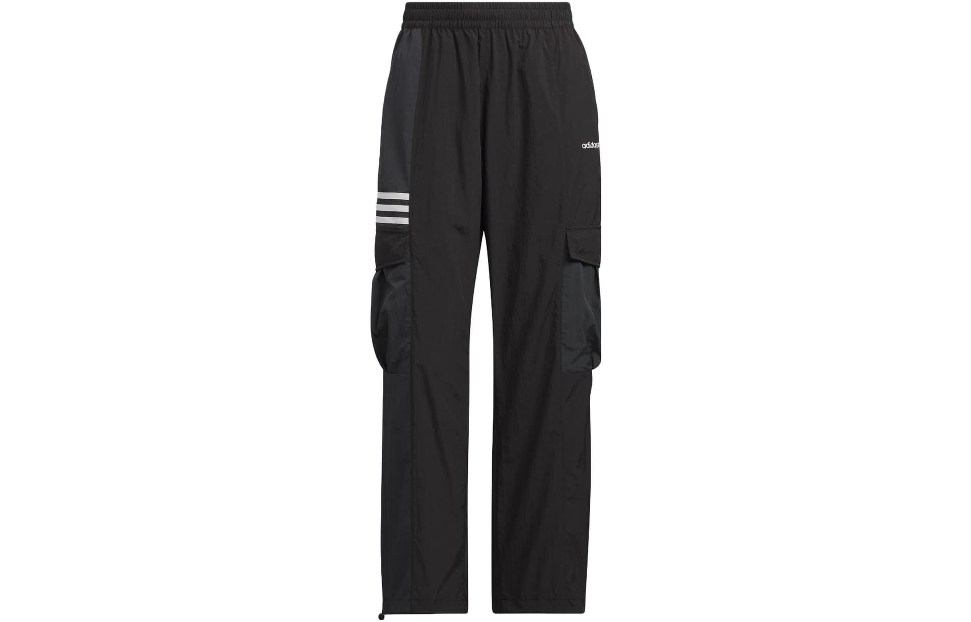 Штаны Adidas Originals Вязаные Спортивные Штаны Женские Черные - изображение 1