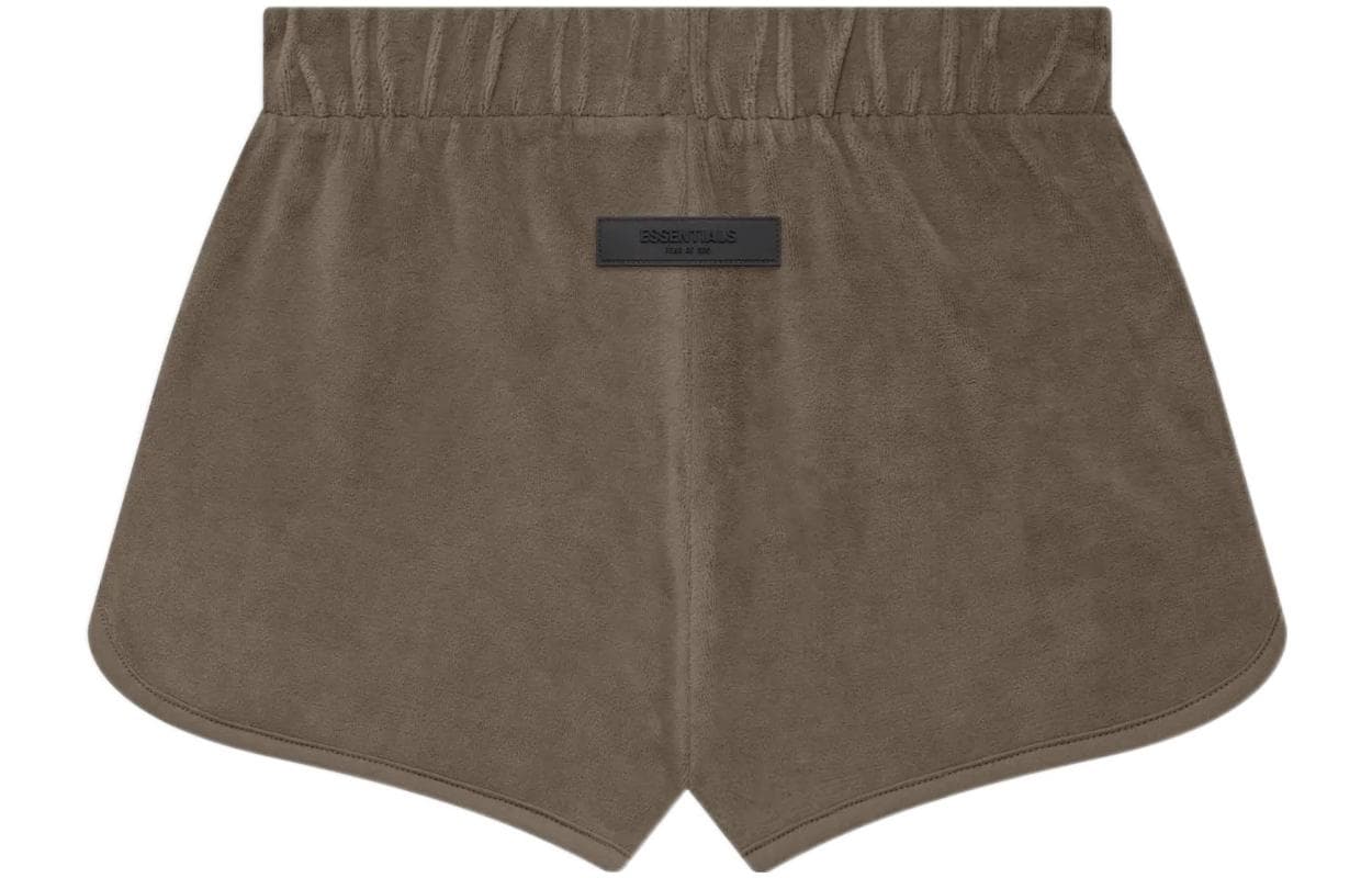 Шорты Fear of God Essentials FW22 Womens Velour Short Wood Logo - изображение 1