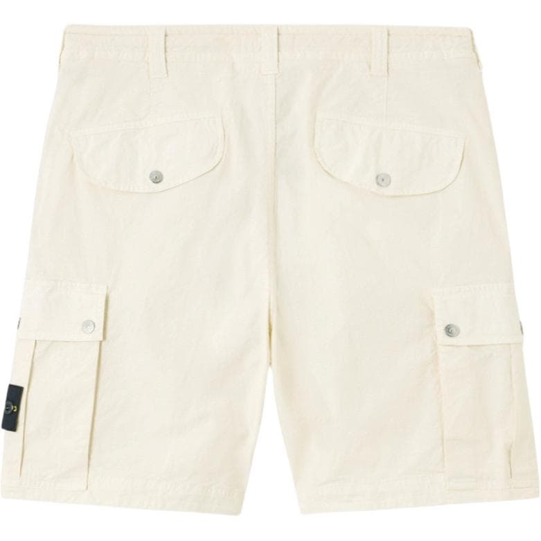 Шорты STONE ISLAND Повседневные шорты Мужские Экрю - изображение 2