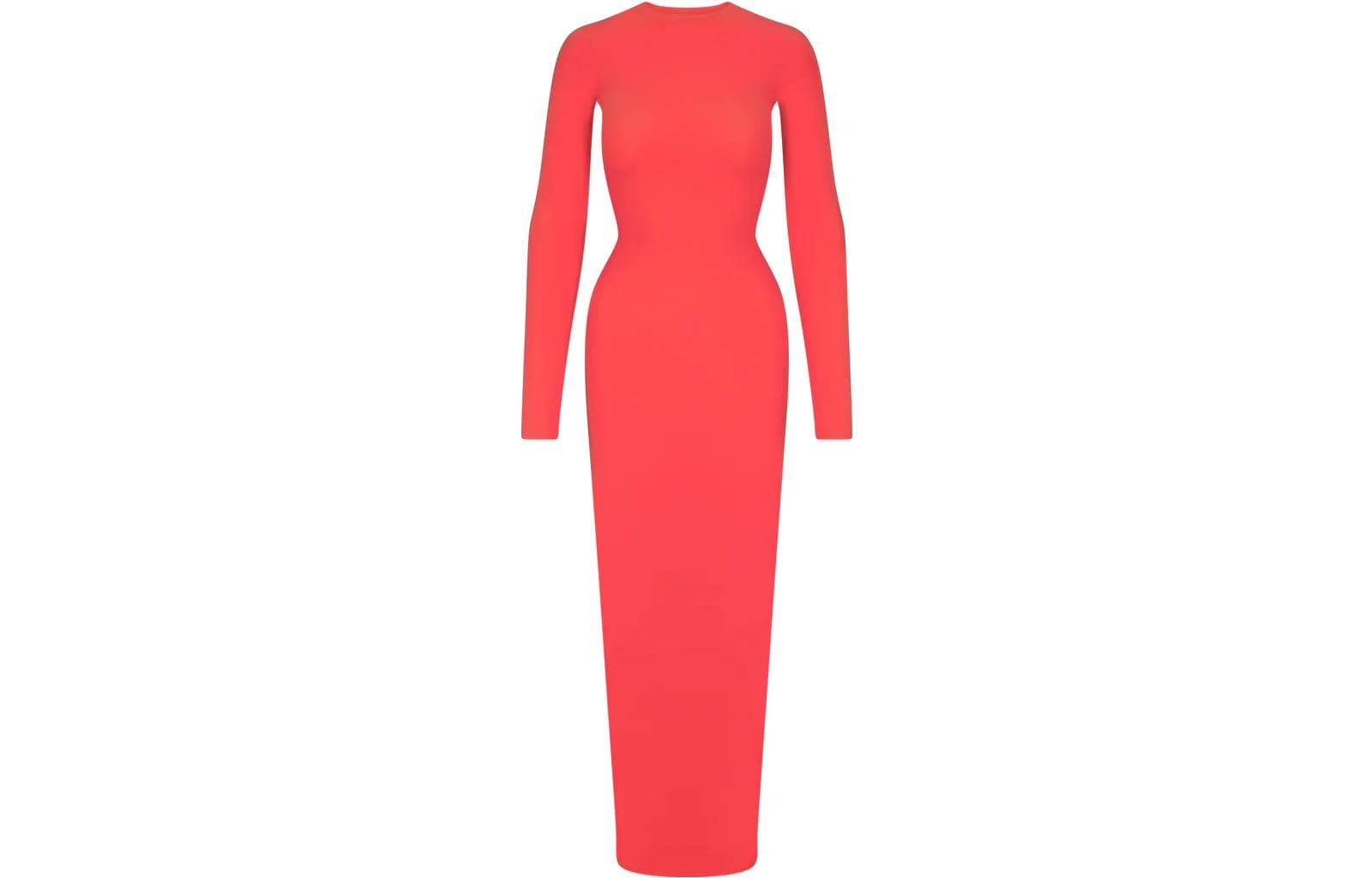 Платье SKIMS FITS EVERYBODY CREW NECK LONG SLEEVE DRESS - изображение 1