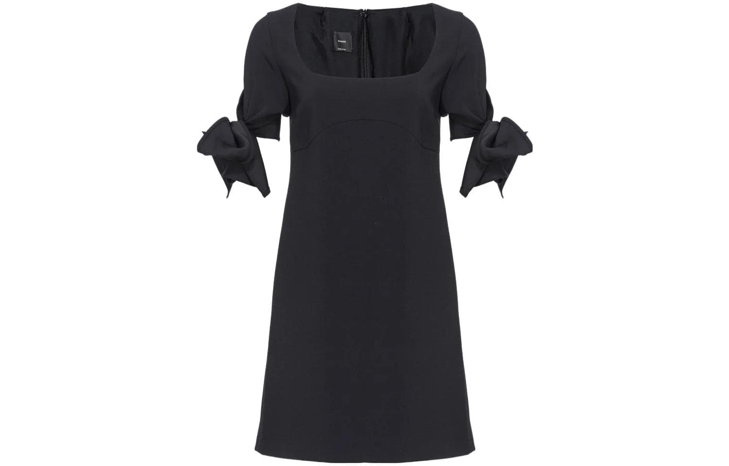 Платье PINKO FW23 Mini Abito Con Fiocco Sulle Maniche - изображение 2