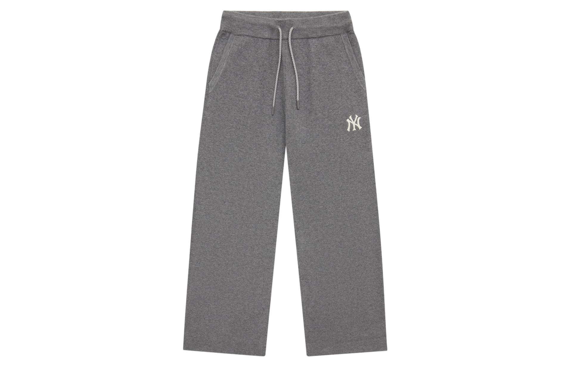 Штаны MLB New York Yankees MLB Preppy Style Collection 24FW Ткани для вязания Брюки Женские Темный Фотиния Серый - изображение 1
