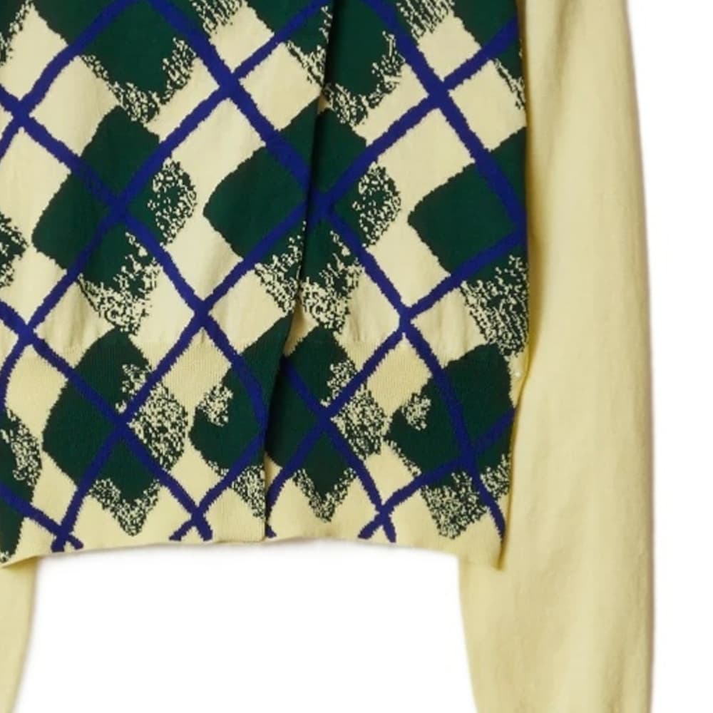 Кофта Burberry SS24 Трикотаж Женский Напиточный Желтый - изображение 6