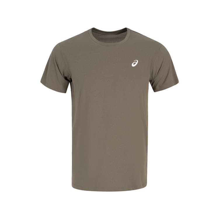 Asics Бег T-Shirt Мужская Темно-Коричневая - изображение 2