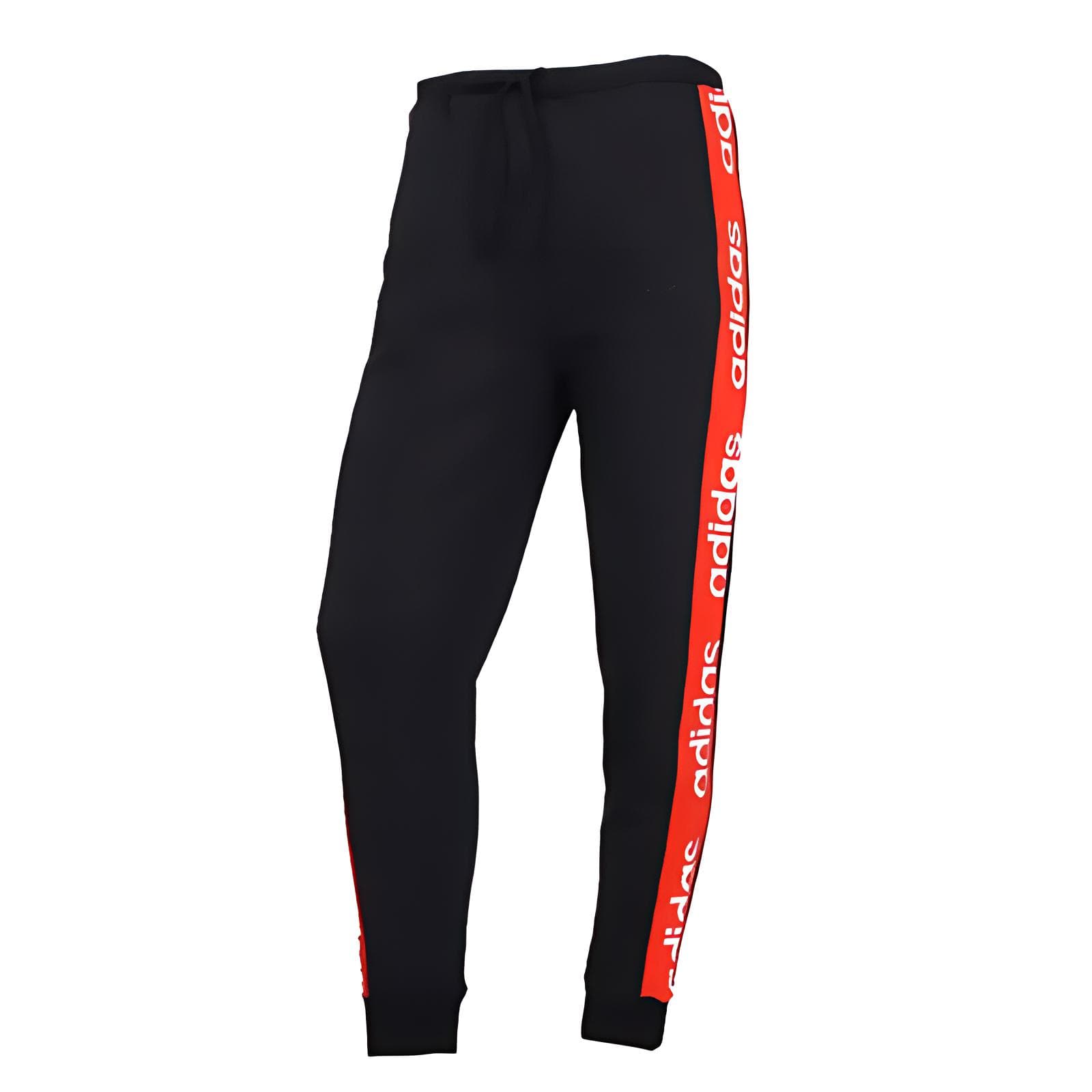 Штаны Adidas Neo Вязаные Спортивные Брюки Женские Черные - изображение 1