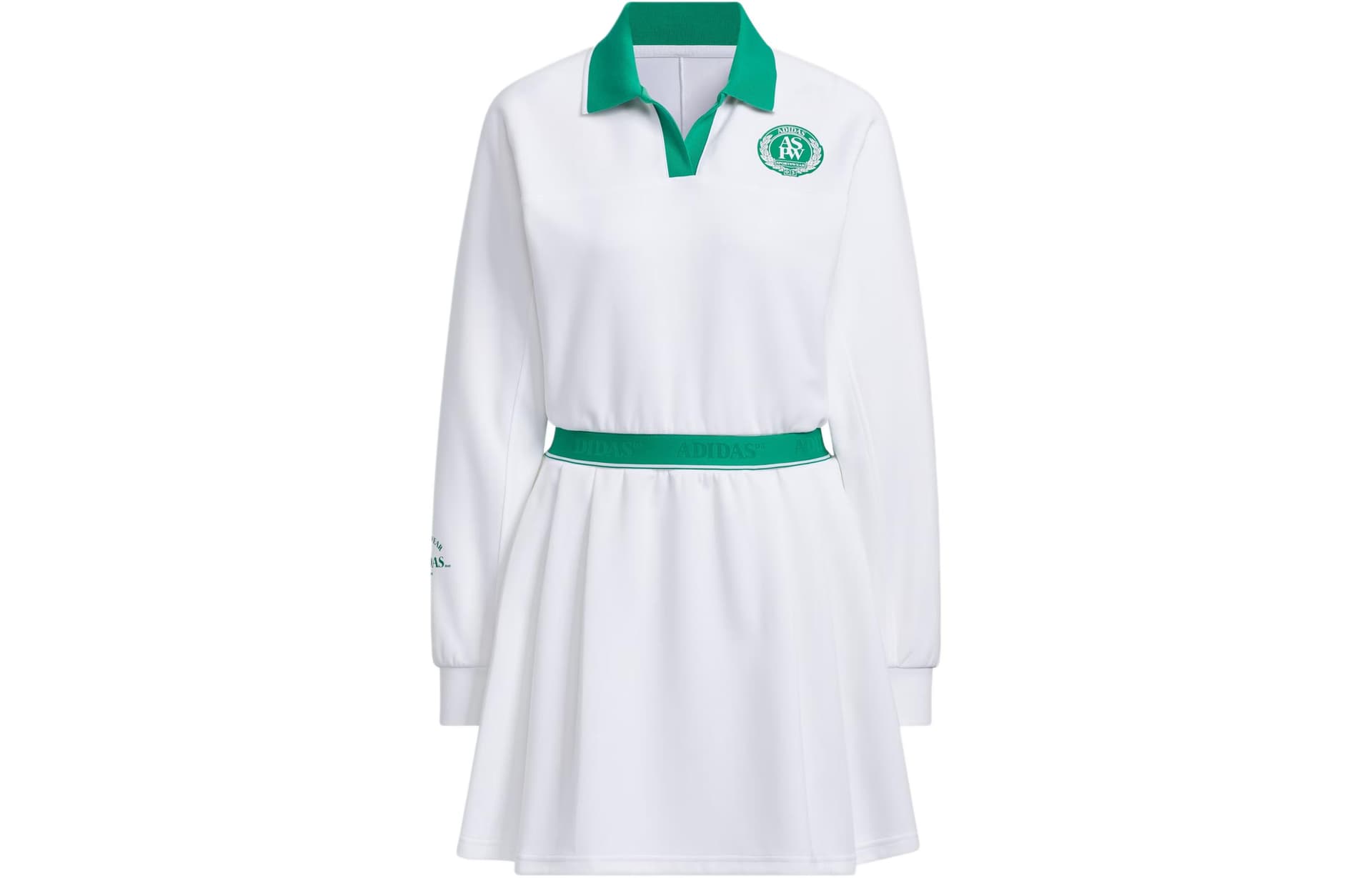 Платье adidas Verbiage Long Sleeve Dress Polo - изображение 1