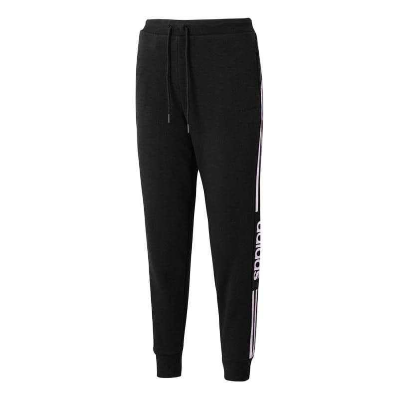 Штаны Adidas Neo Вязаные Спортивные Брюки Женские Черные - изображение 1