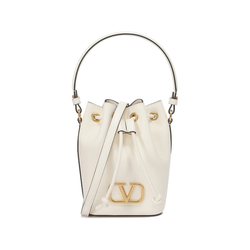 Сумка Valentino VLOGO Signature Bucket Bag Ivory - изображение 1