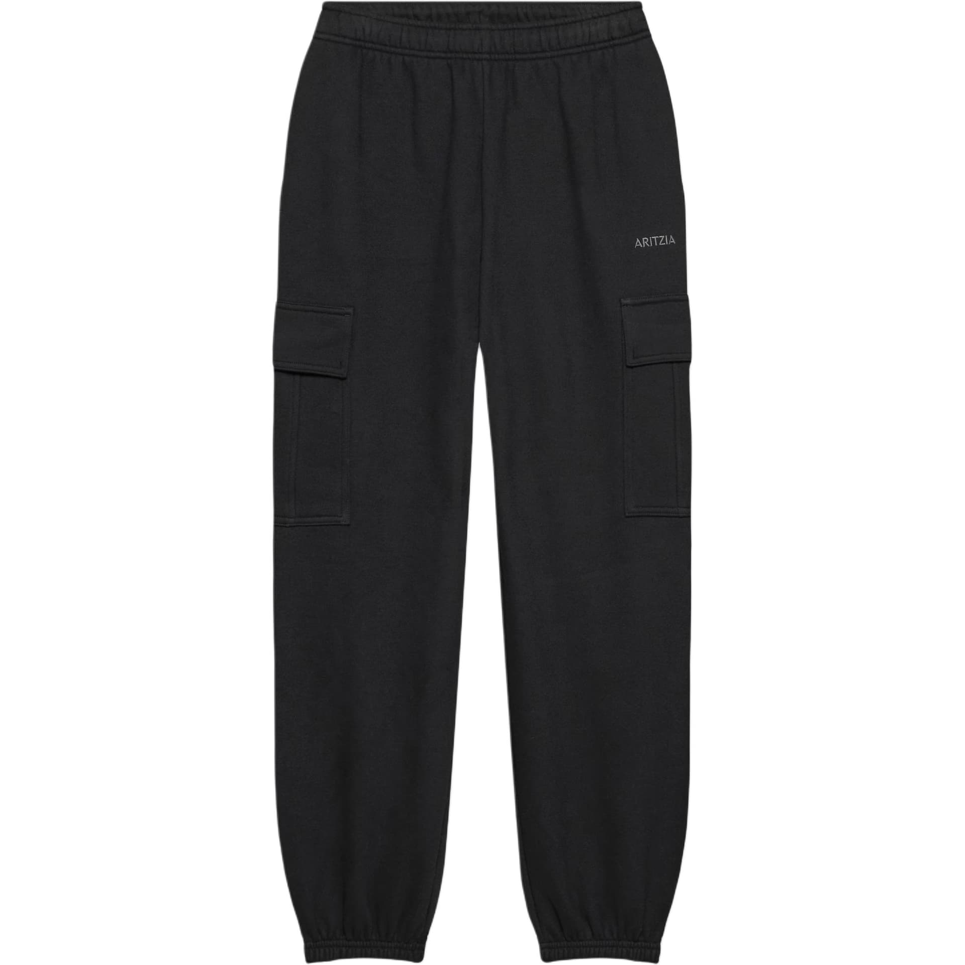 Aritzia Cozy Sweatfleece Новый Mega CargoTM Jogger Брюки карго Женские Черный - изображение 1