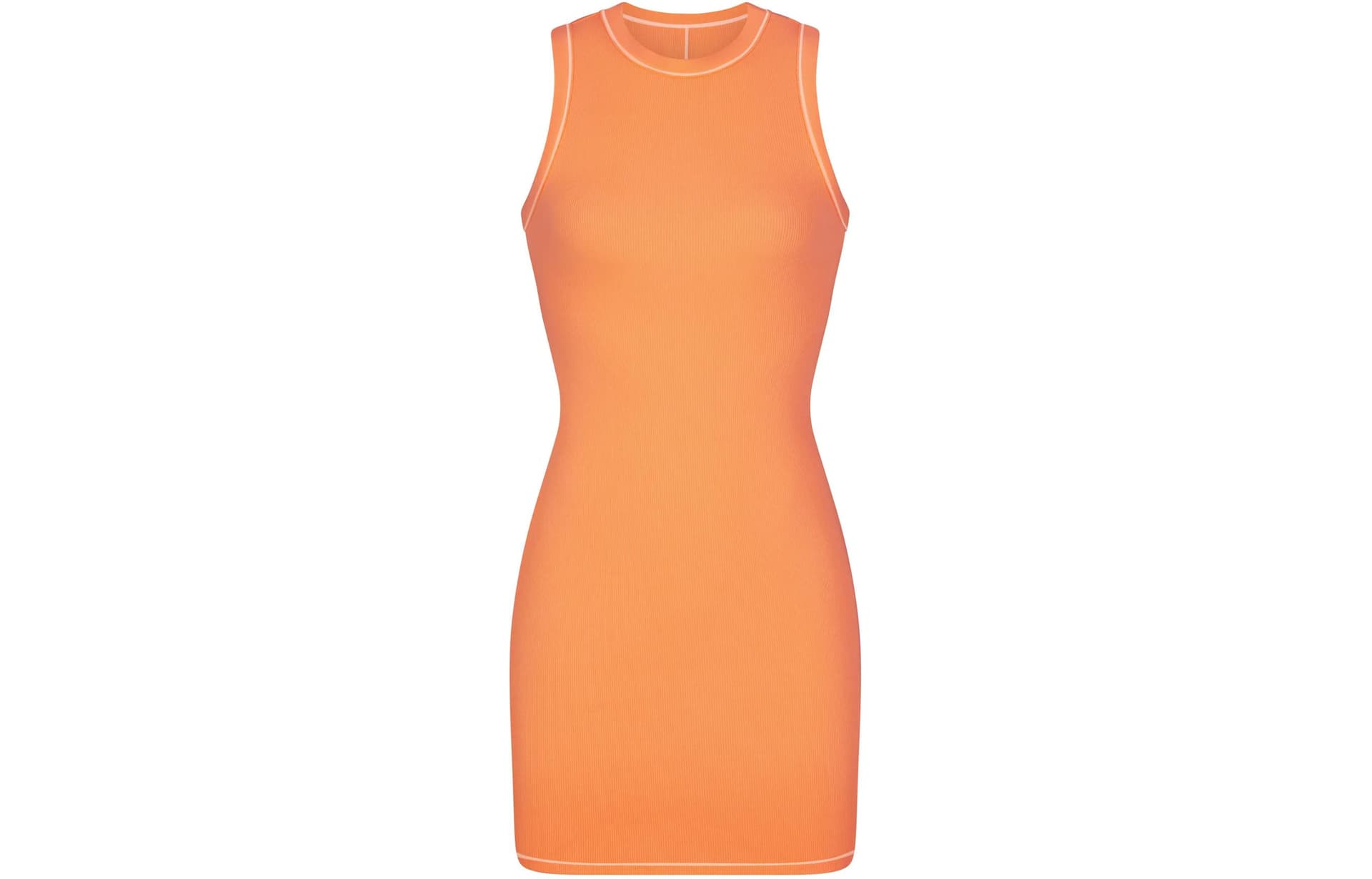 SKIMS COTTON RIB TANK DRESS APRICOT - изображение 1