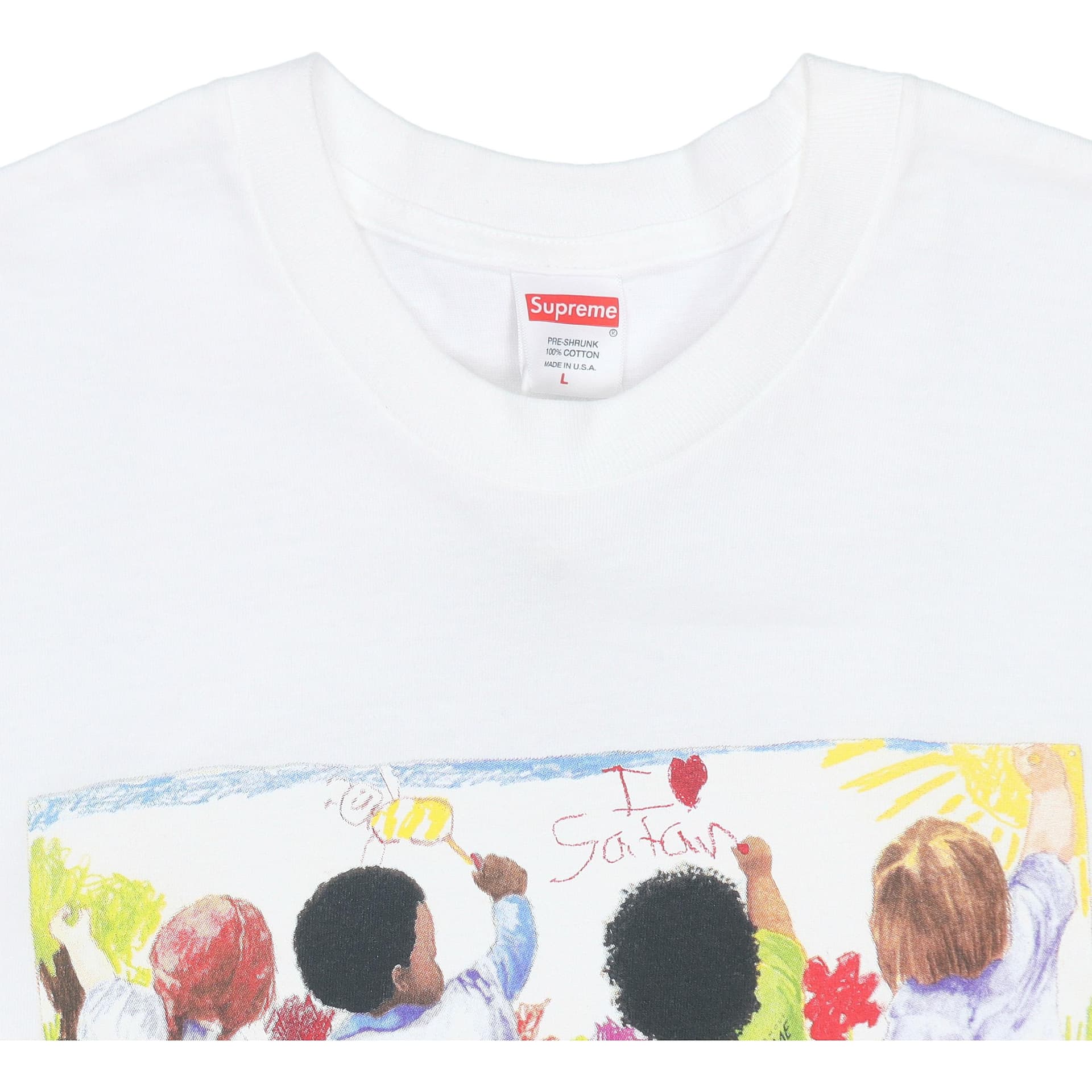 Футболка Supreme Kids Tee White - изображение 4