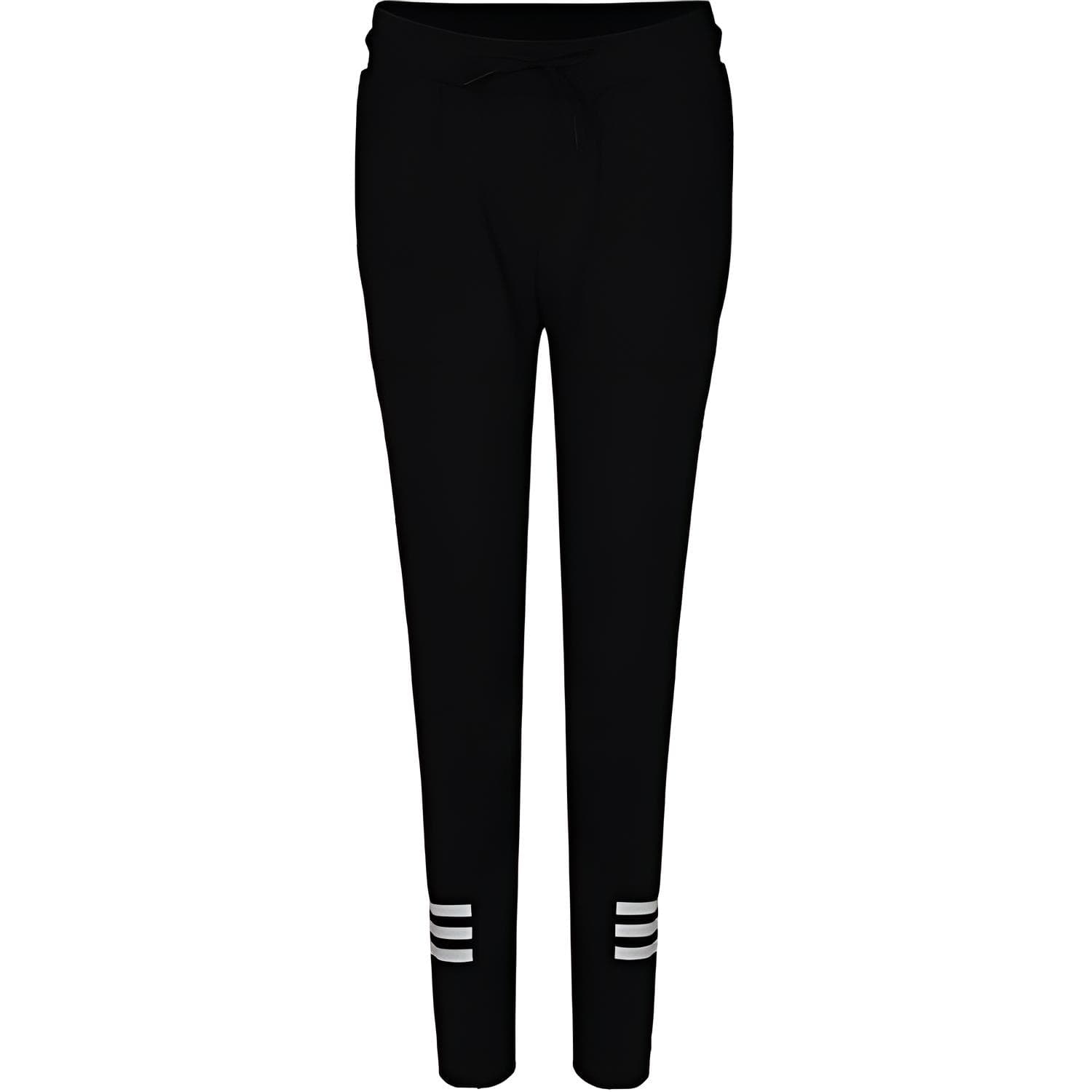 Штаны Adidas Neo Вязаные Спортивные Брюки Женские Черные - изображение 1