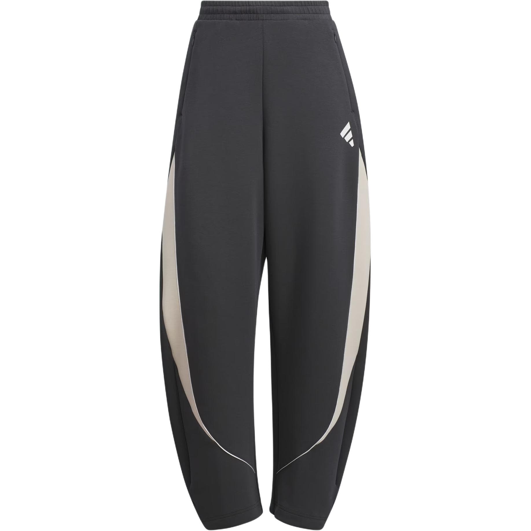Штаны Adidas Вязаные Тренировочные Штаны Женские Угольно-Черные - изображение 1