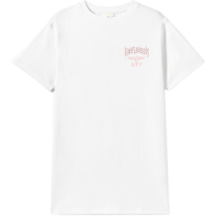 Платье BOY LONDON Короткое платье с короткими рукавами белое для женщин - изображение 2