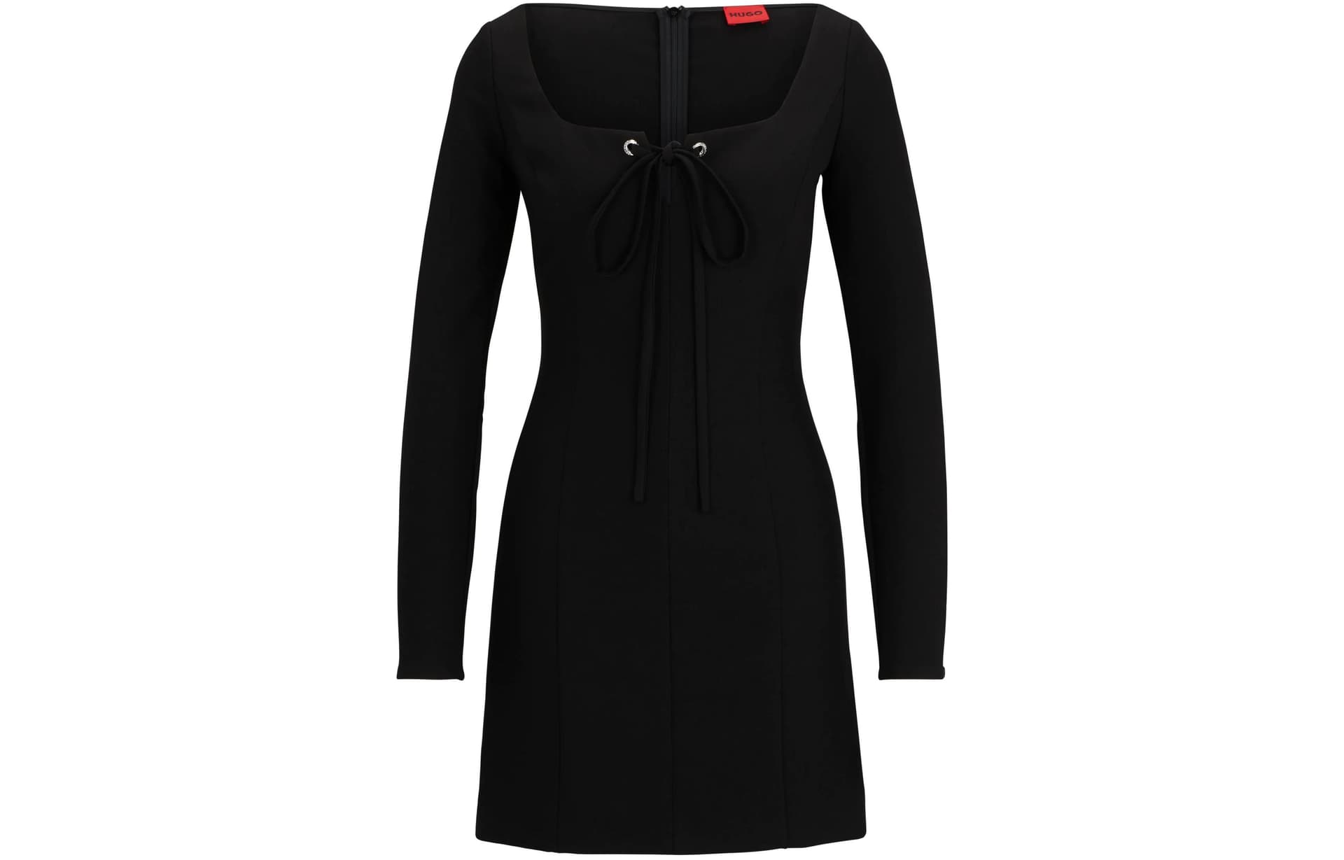 Платье HUGO BOSS Fine Shoulder Lace Embellished Dress - изображение 1